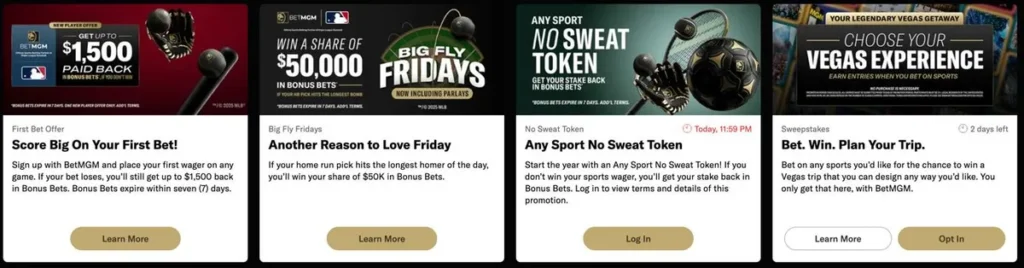 Promotions for Existing BetMGM Users