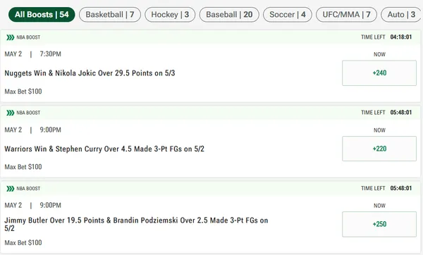 caesars sportsbook odds boost