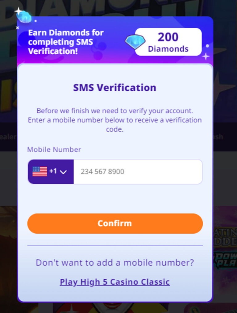 High 5 Casino Bonus Code