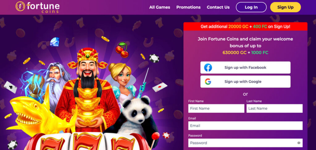 Fortune Coins No Deposit Bonus