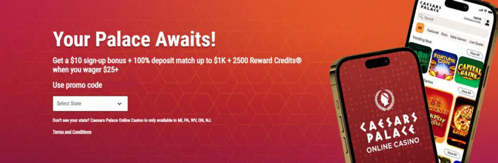 Caesars Casino No Deposit Bonus Code