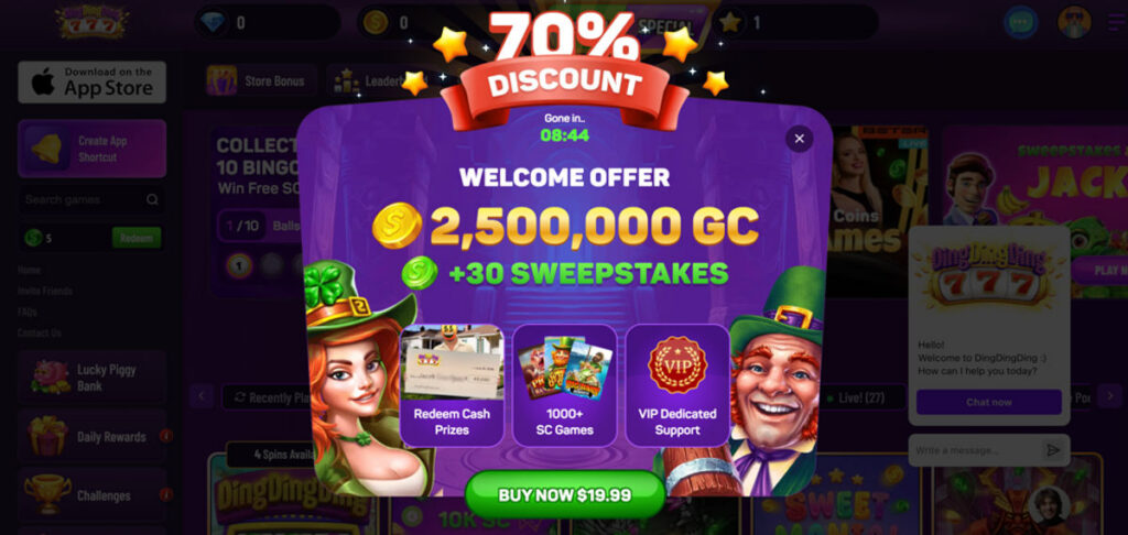 Ding Ding Ding Casino Promo Code