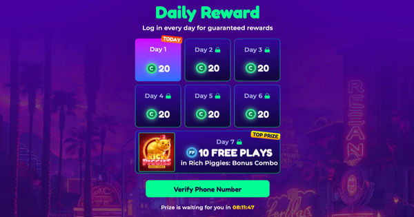 unzCity No Deposit Bonus Code