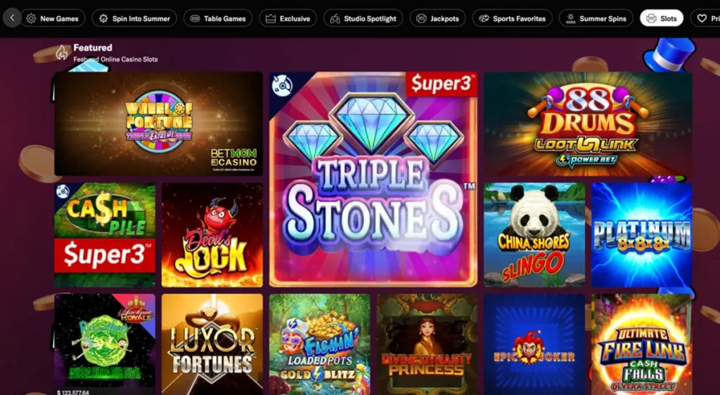 BetMGM Online Casino Games review