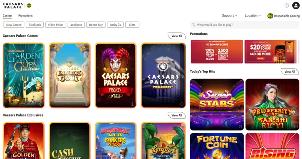 Caesars Casino Mobile App review