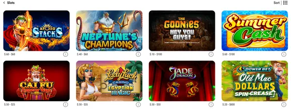 Caesars Palace Online Casino slots review