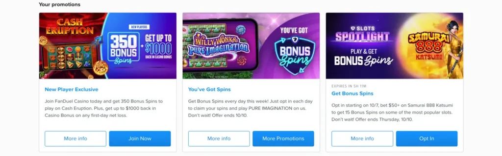 FanDuel Casino Bonus Review.