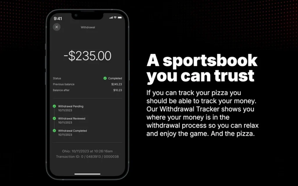 Fanatics Withdrawal Tracker Tool