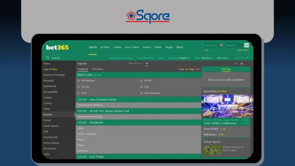 bet365 Odds Pricing