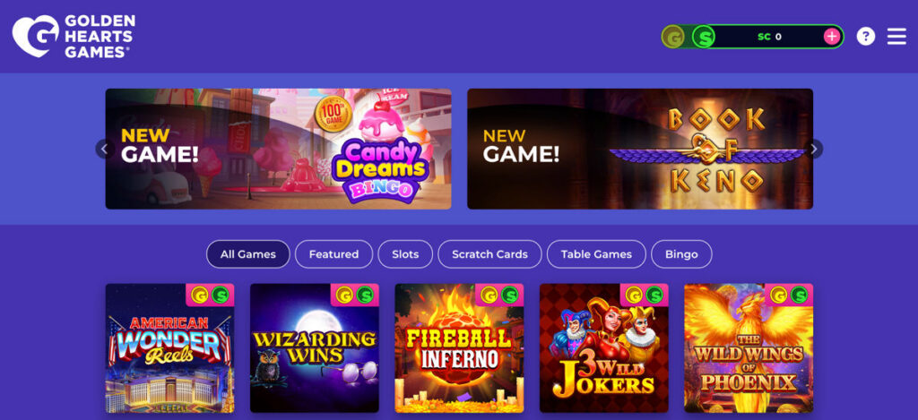 Golden Hearts Casino App Review