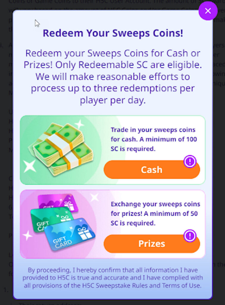 High 5 Casino Review Redemptions