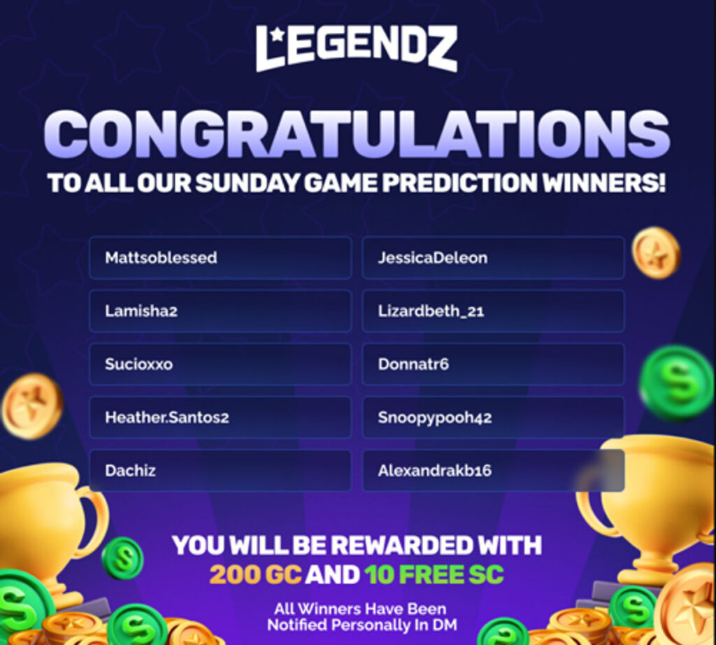 Legendz Sportsbook Bonus