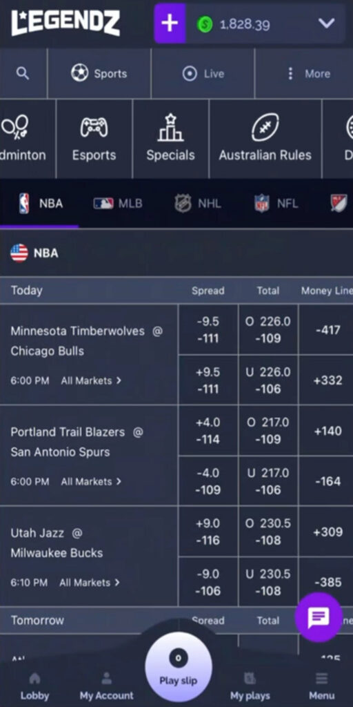 Legendz Sportsbook Casino App Review