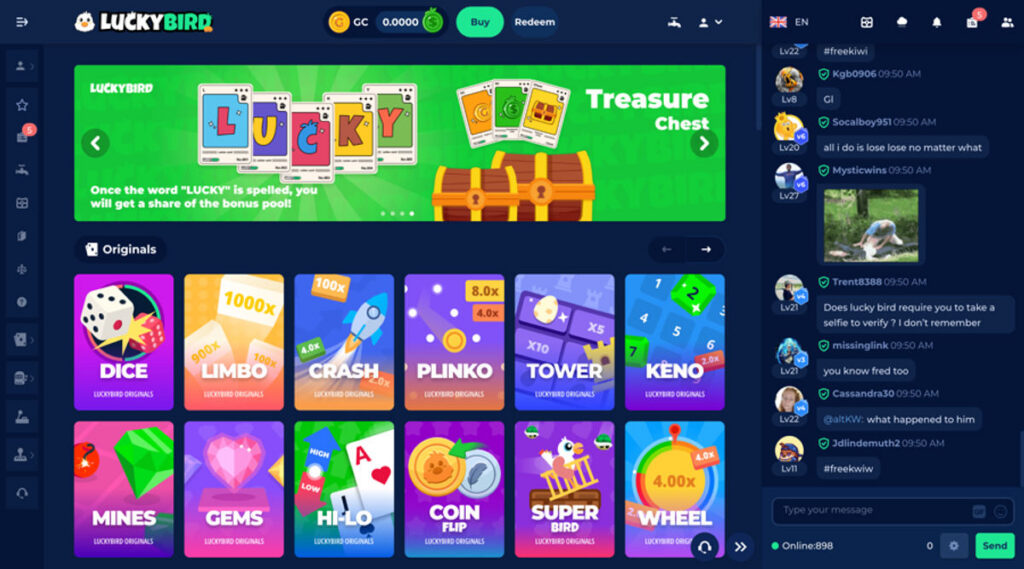 LuckyBird.io Casino App Review