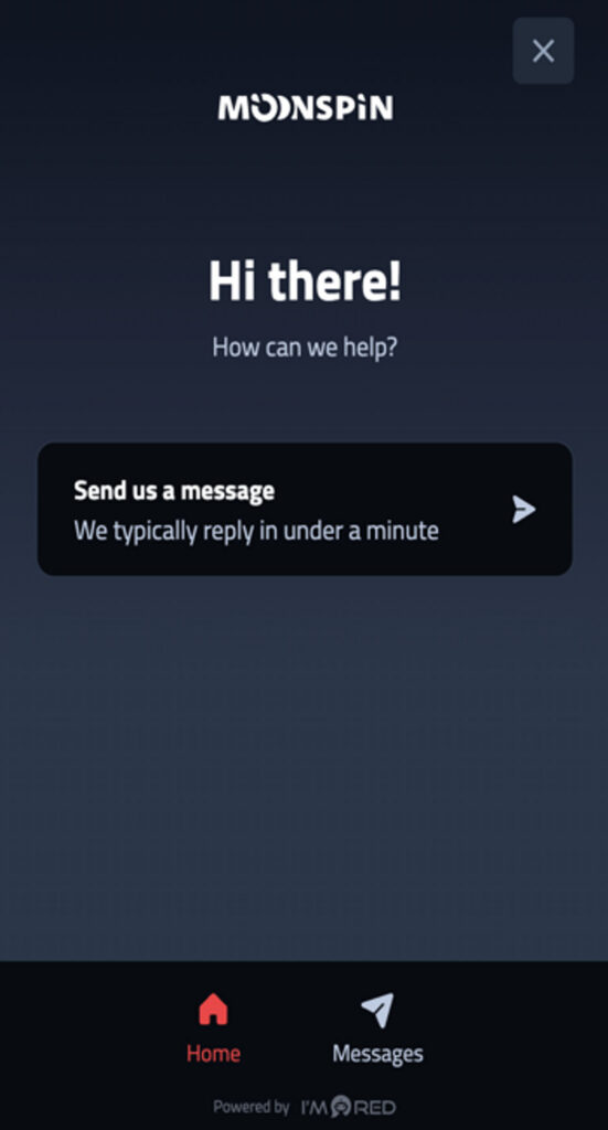 Moonspin Customer Service review