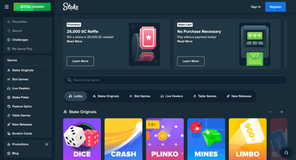 Stake.us Casino App Review