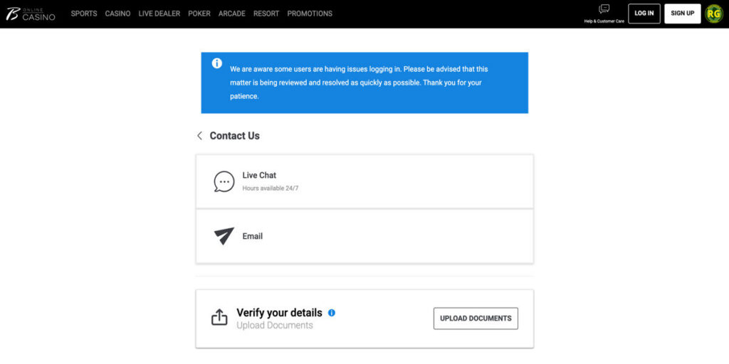 Borgata Online Customer Service review