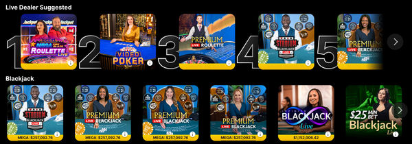 Golden Nugget Casino live dealer games