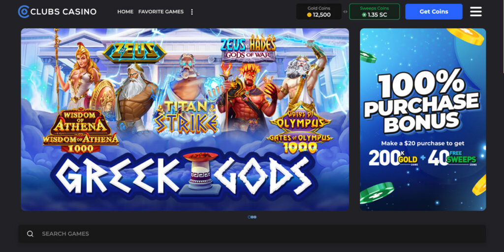 Clubs Casino App Review