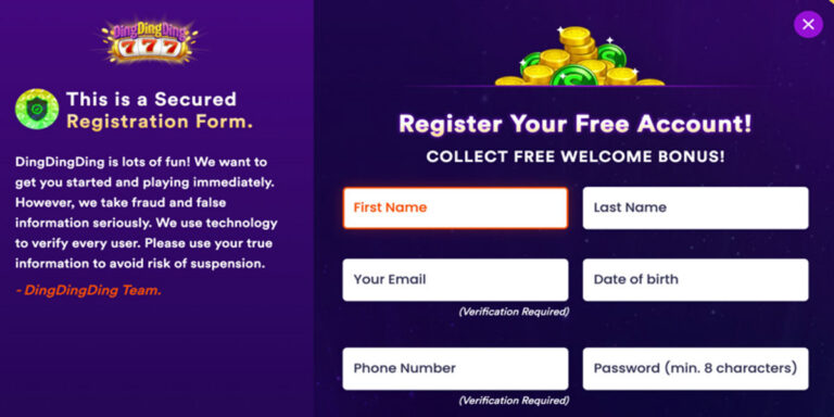 Ding Ding Casino Welcome Bonus