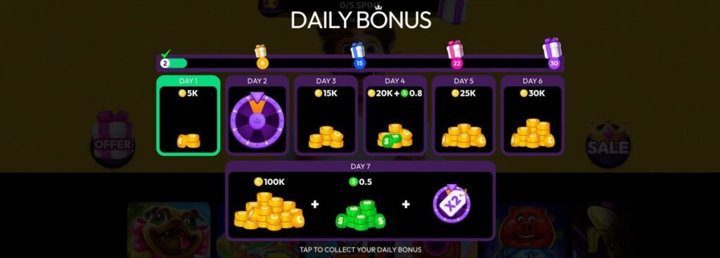 Crown Coins Casino Bonuses