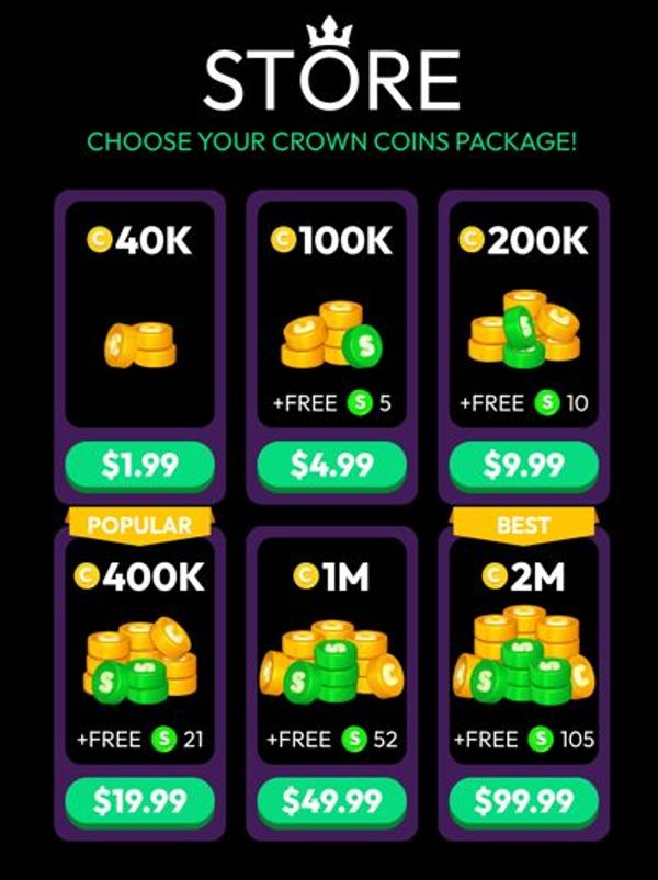 Crown Coins Casino Review