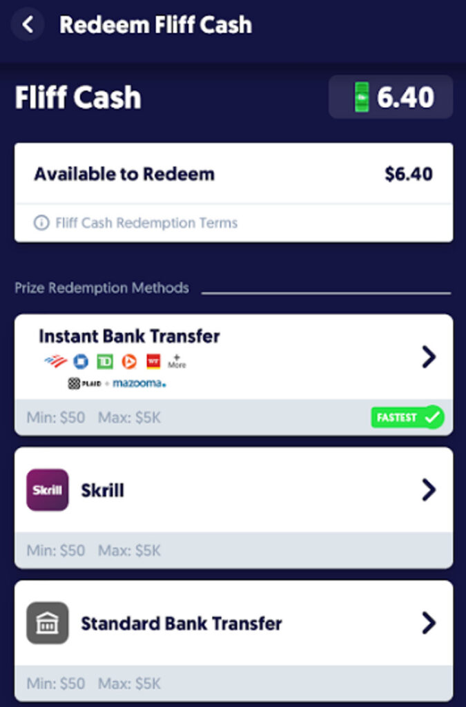 How To Cash Out Money on Fliff