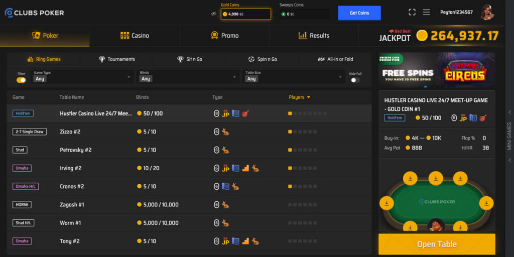 Clubs Poker App Review